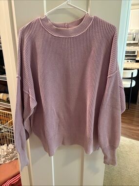 Aerie Oversized Waffle Knit Sweater